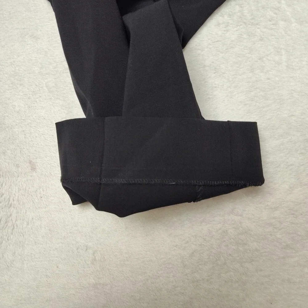 JCrew Pants Mens 33x30‎ Black Wool Spandex Stretch Flat Front Dress Slacks Suit